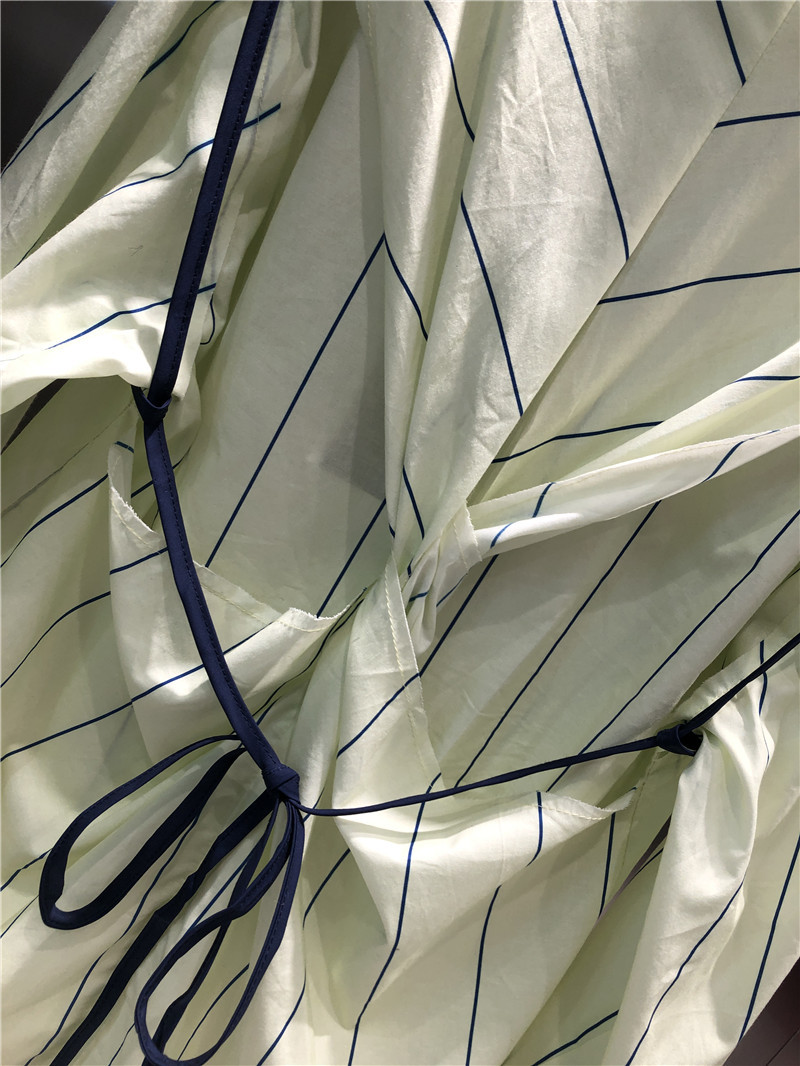 Western Striped Pattern Chest Design Shirt Women Loose Autumn