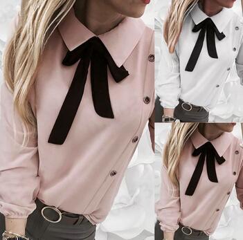 Title 4, Ladies Style Shirt With Knotted Neckline