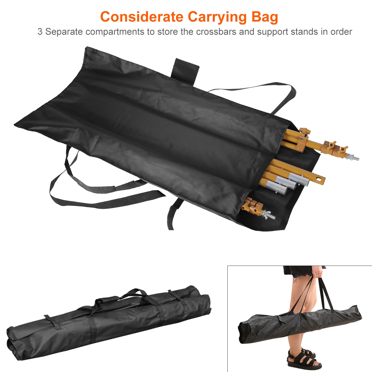 1Pc 6.5 Plus 10ft Photo Video Studio Backdrop Background Stand Adjustable Heavy Duty Photography Backdrop Support Stand Set With Carrying Bag Clamps