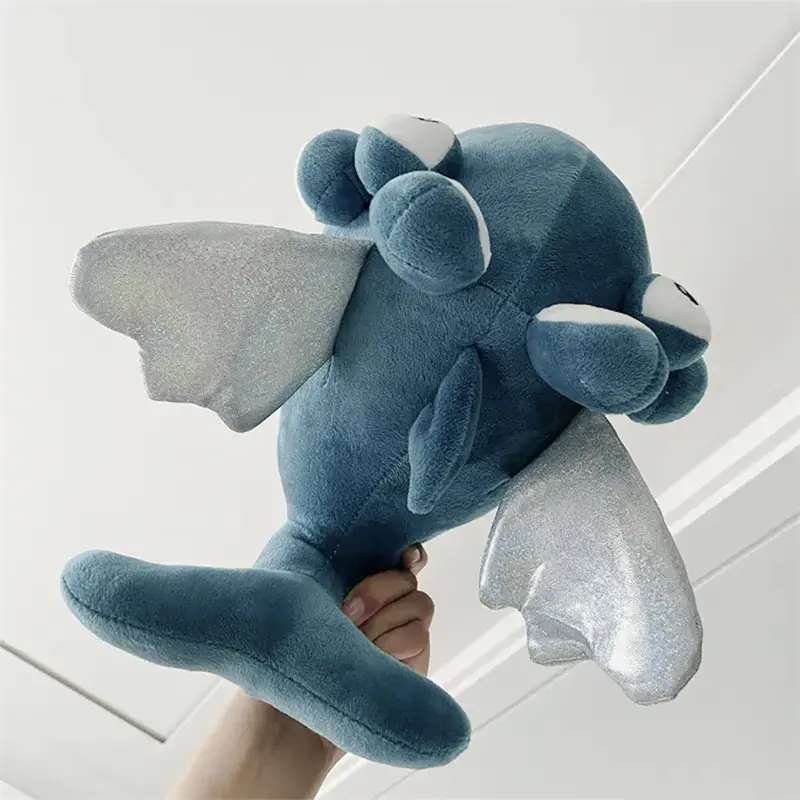 Spoof Six-eyed Flying Fish Doll Pillow Plush Toy