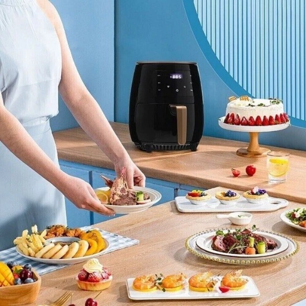Friteuse à air 6l, grande capacité, écran tactile numérique, multifonction – Image 5