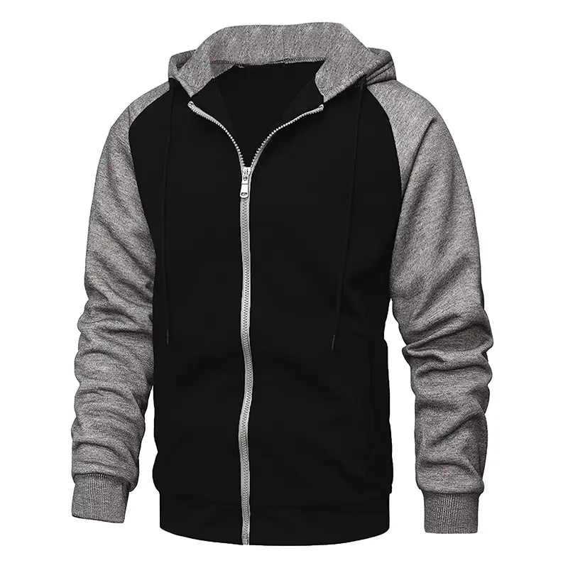 New Coat Men's Color Blocking Fashion Raglan Sleeve Sweater