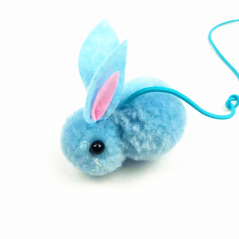 Blue hanging bunny