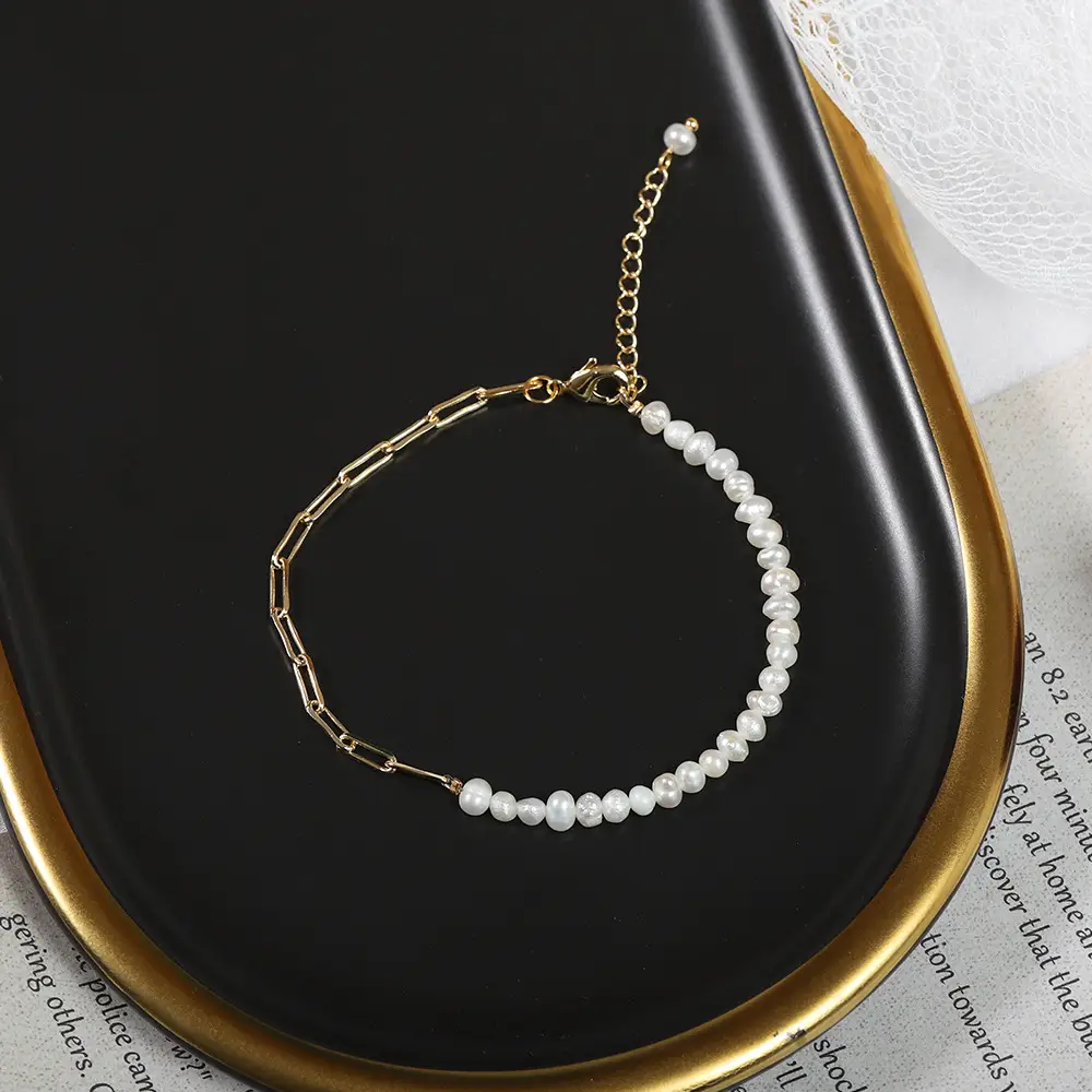 French Vintage Natural Pearl Bracelet