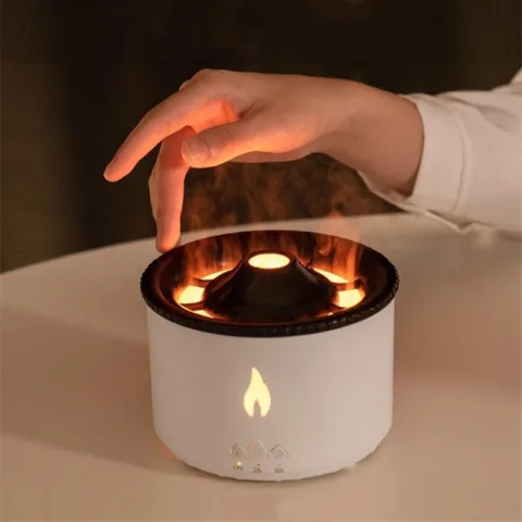 New Creative Volcano Aromatherapy Machine Flame Lamp Belt Essential