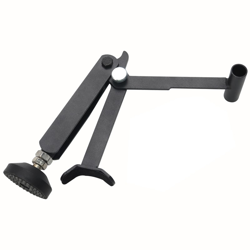 Motorbike Single Side Stand Motorcycle Front Rear Wheel Lift Support Black — image 9