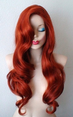 Women's Copper Anime Long Curly Hair — foto 7