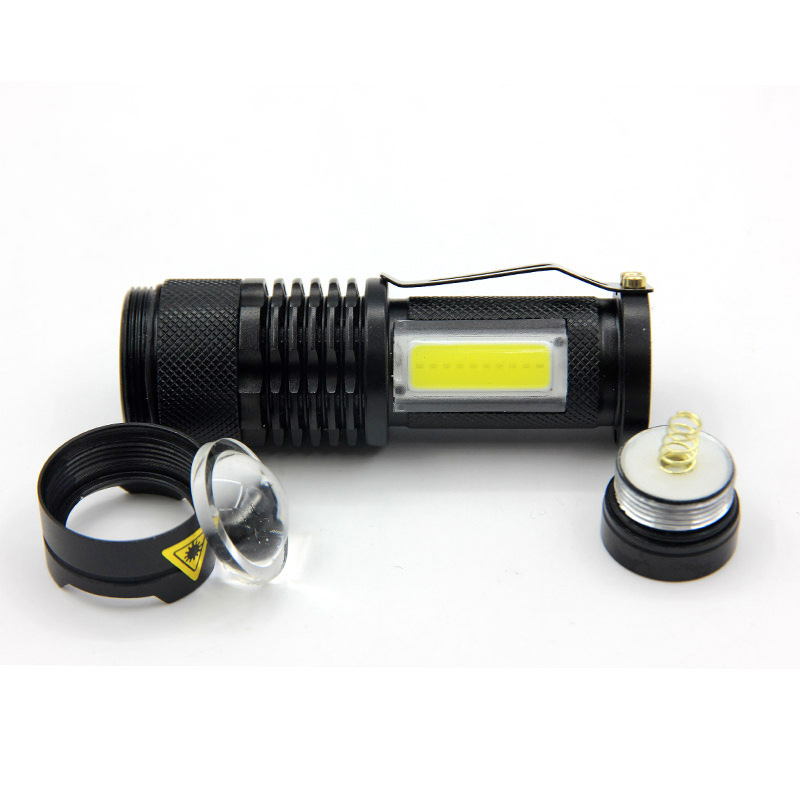 Mini Aluminum Alloy Strong Light Flashlight Outdoor Lighting — foto 5
