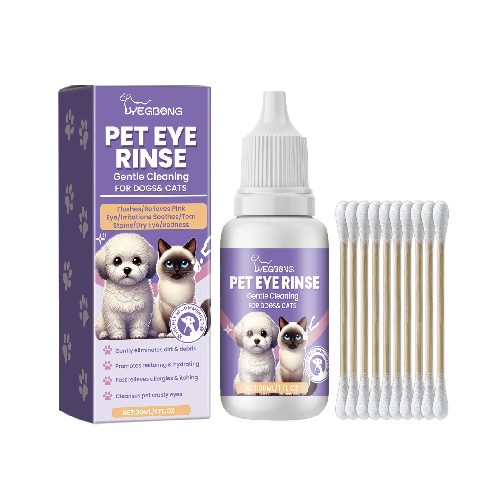 Pet Eye Rinse For Dogs & Cats