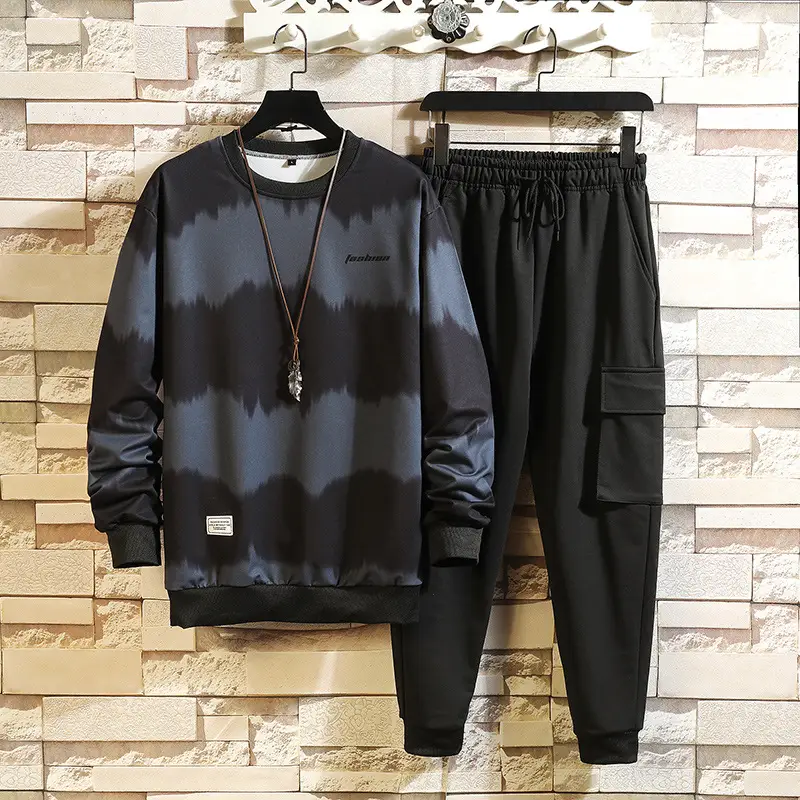 Loose Casual Sweater And Pants Suit Boys