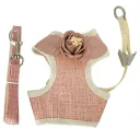 Pink Floret Bow Tie