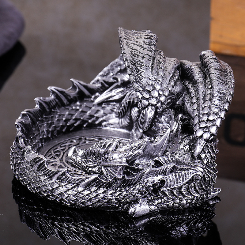 Retro Dragon Home Ashtray Creative Personality Multifunctional Fashion