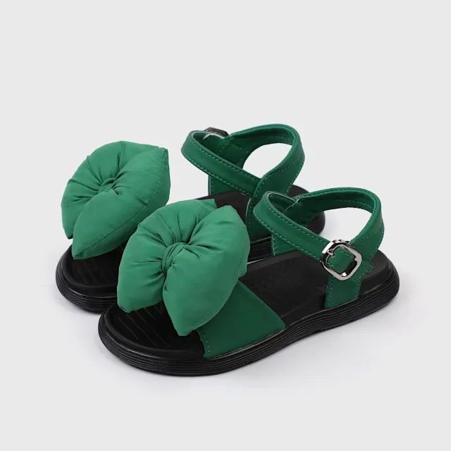 Fashion Summer Girls' Sandals Big Butterfly Green - Shop at LoveMi