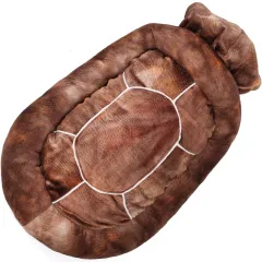 Tortoise Dual Purpose Transfiguration Multifunctional Pet Nest Winter Warm Clothing - Brown - View 1