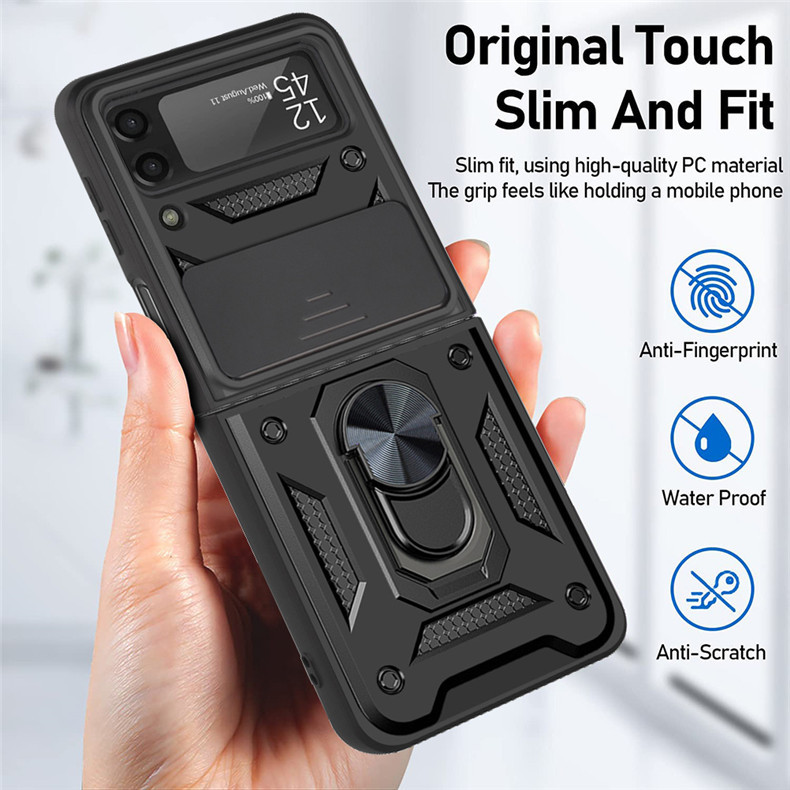 Folding Bracket Ring Fall Proof Phone Case - Image 2