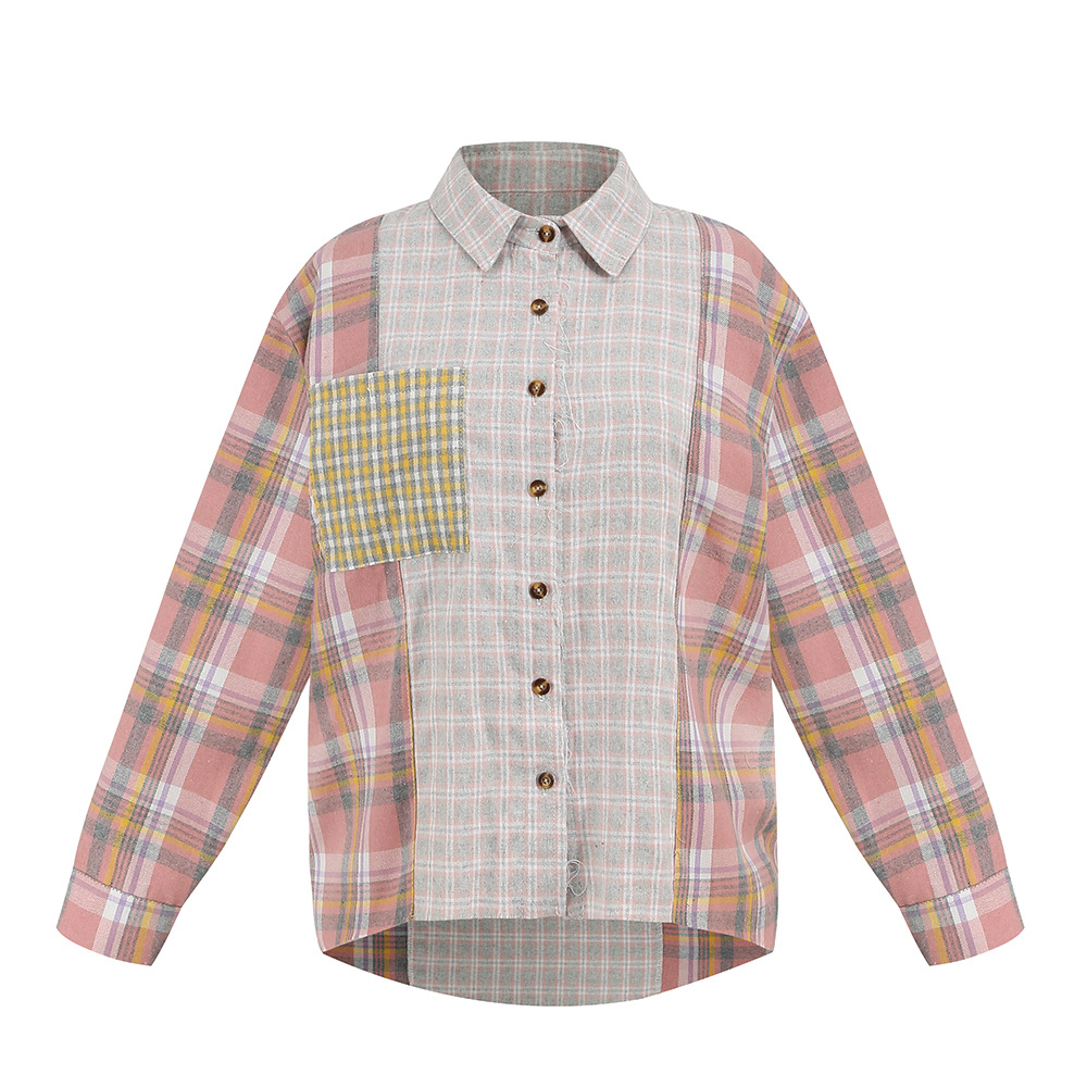 Title 8, Multicolor Paneled Jacket Cardigan Single Breas...