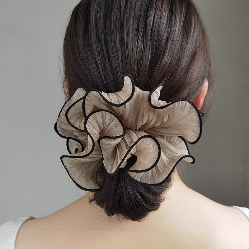 Title 1, Elegant Headband Female Bun Pleated Large Intes...