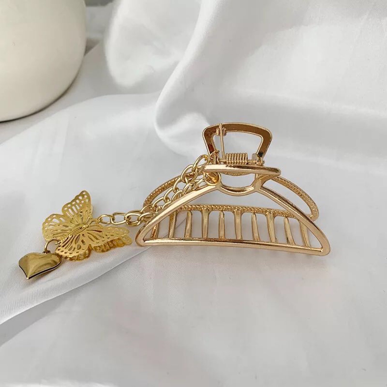 Butterfly Hairpin Back Head Grabbing Clip Large  Elegant Metal Hairpin Shark Clip