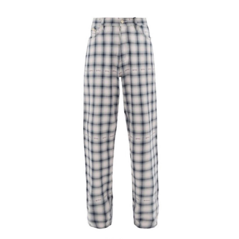 Checked trousers