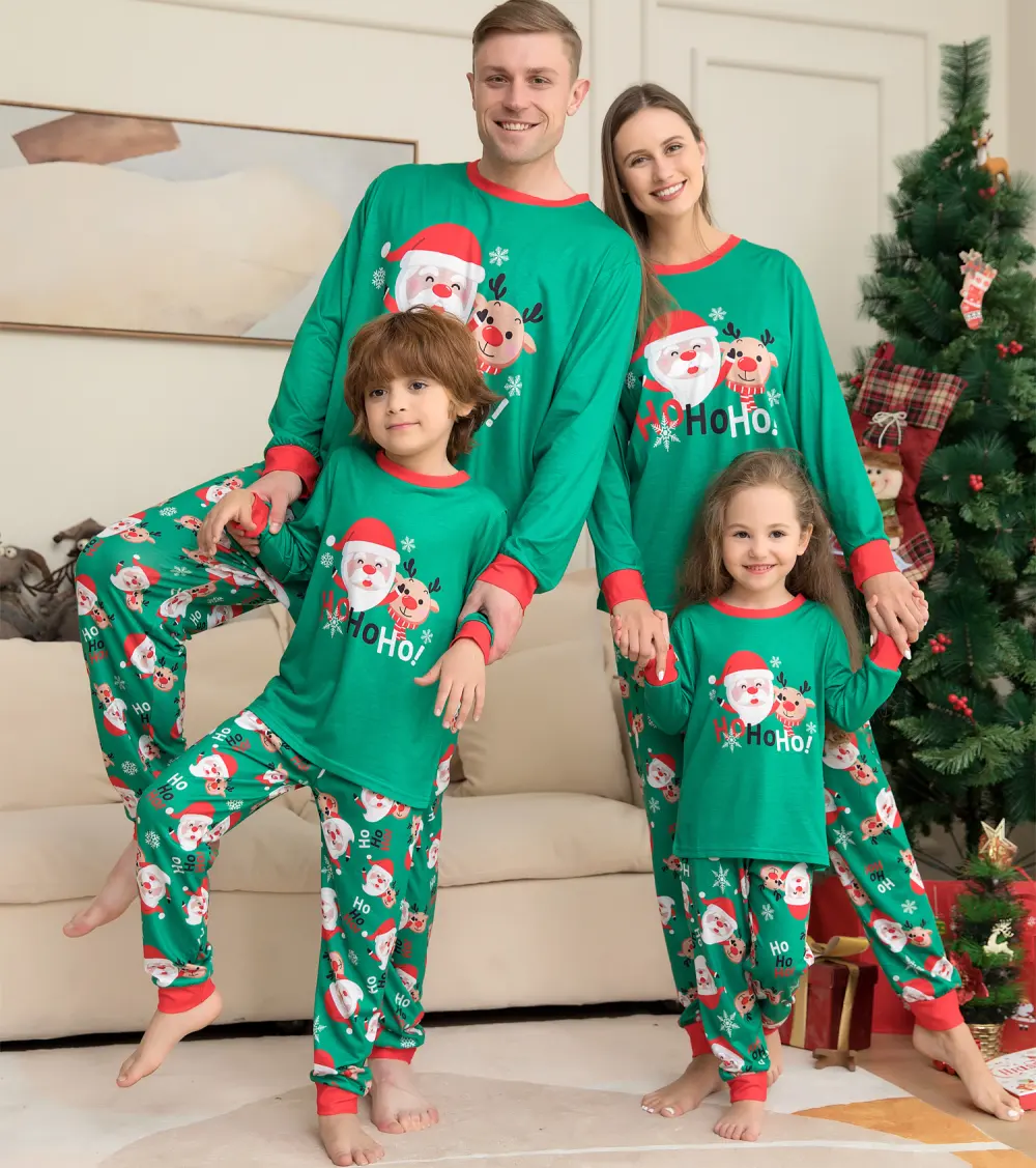 Christmas Pajamas for Family Matching PJs Sets Santa Claus