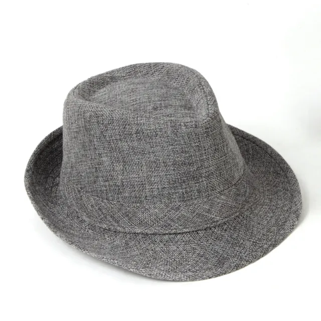 Manufacturers Supply Jazz Hat British Style Cotton And Linen Solid Color Top Hat J - Shop at LoveMi