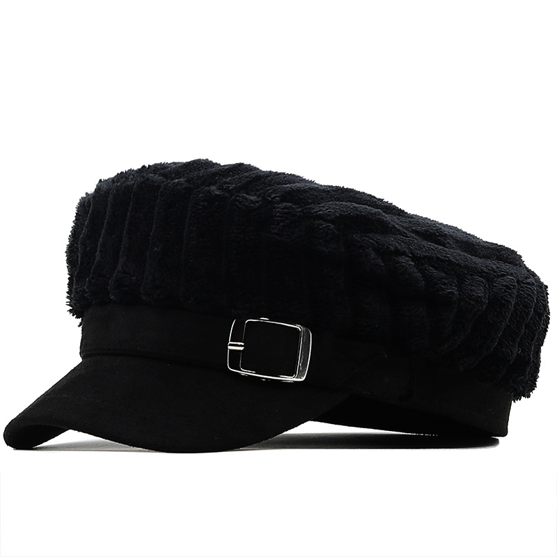 Women's Retro Plush Fashion Trend Simple Hat