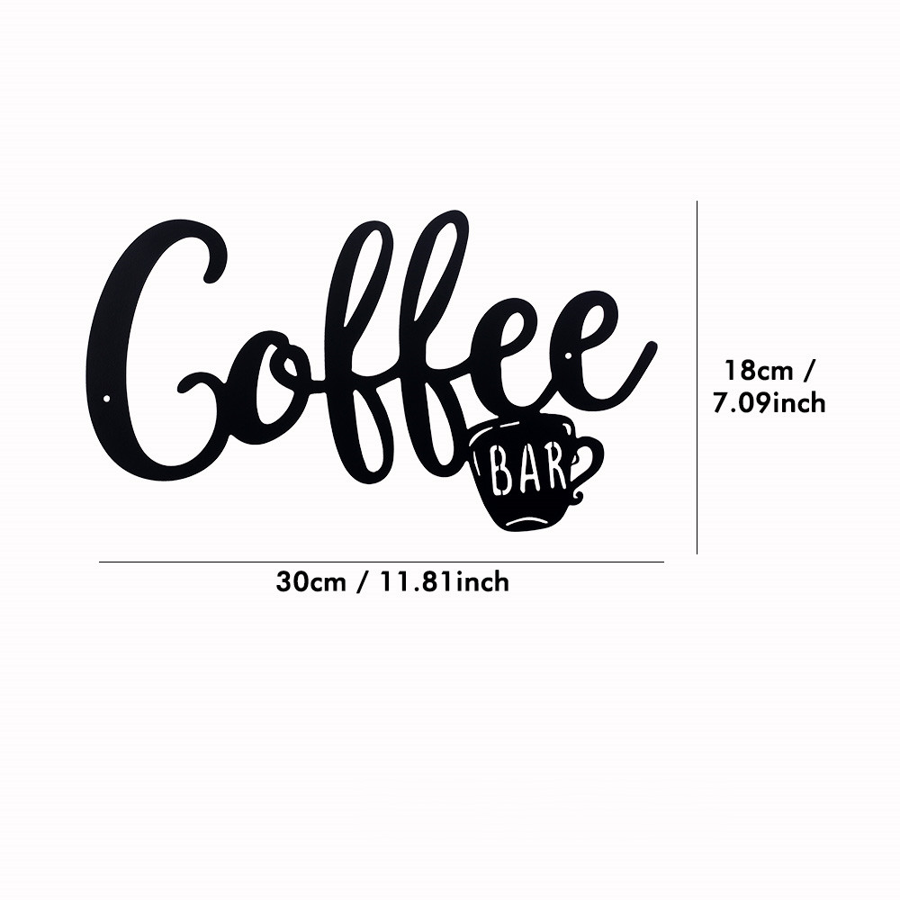 Title 7, COFFEE BAR Wall Decoration Hanging Letters