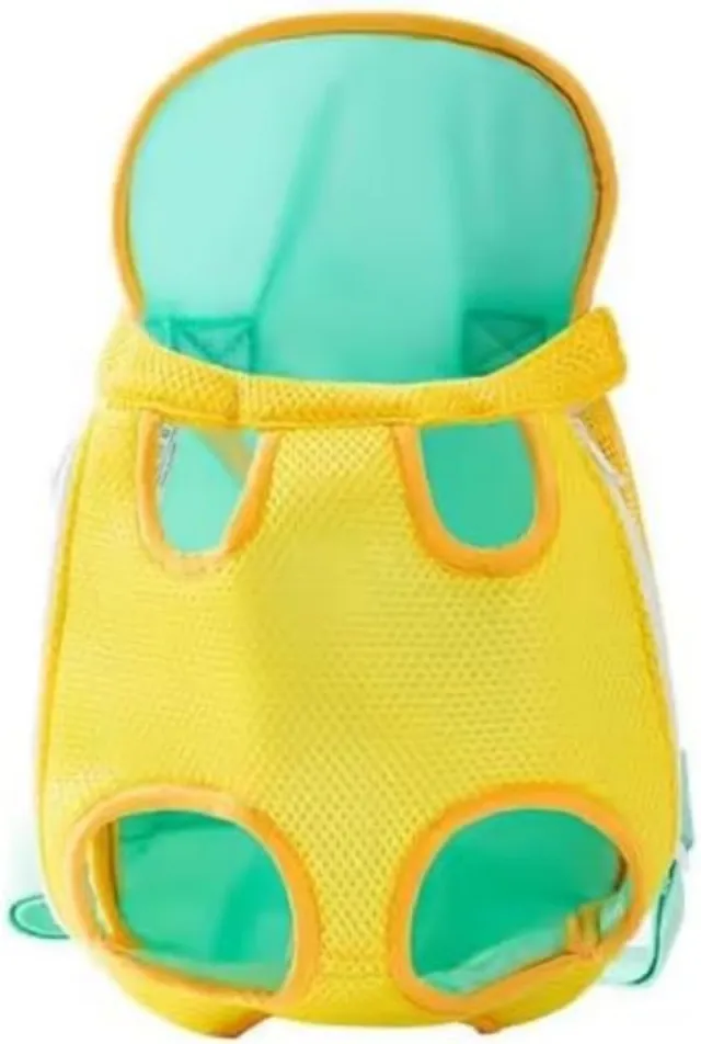 Furry Pawsy Carrier Furry Pawsy Cat Backpack Adjustable Dog Carrier Backpack Travel Bag With Leg Holes Pet Front Chest Carriers Backpacks For Dogs ... Yellow Green - Shop at LoveMi
