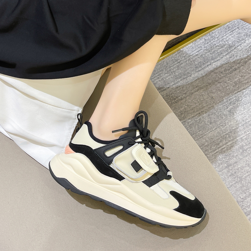 Faux Leather Running Sneakers, picture 3 of 5