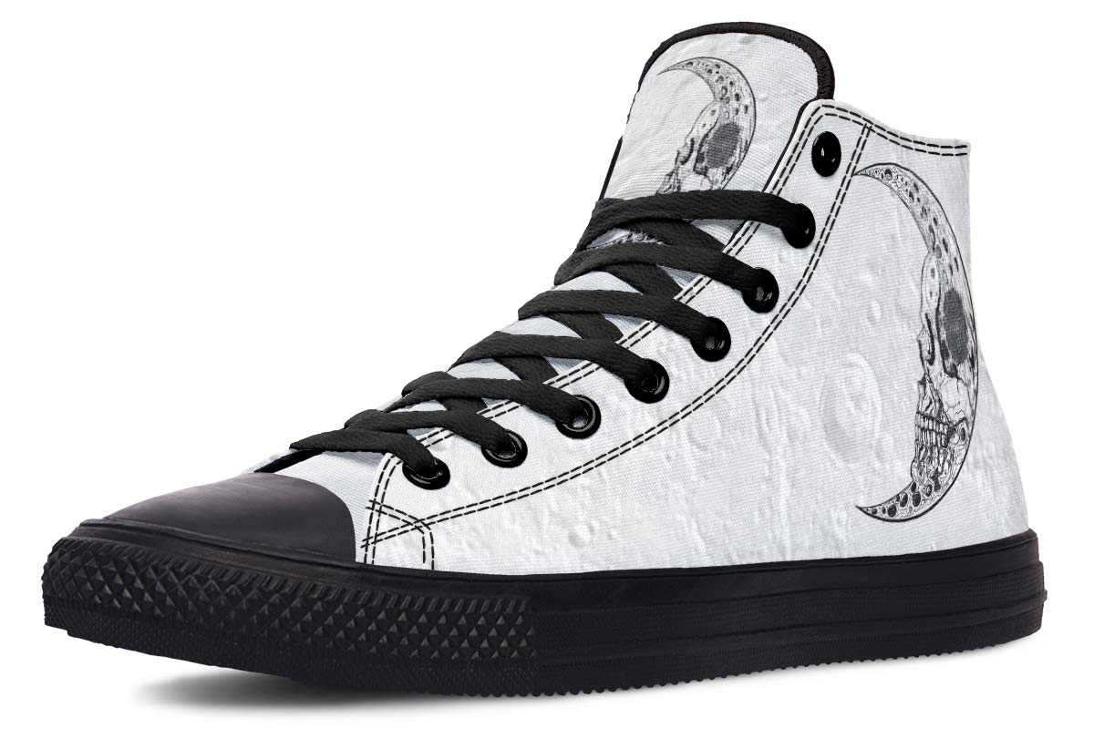 Printed Couple High-top Canvas Shoes