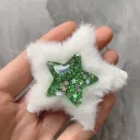 Green Plush Pentagram