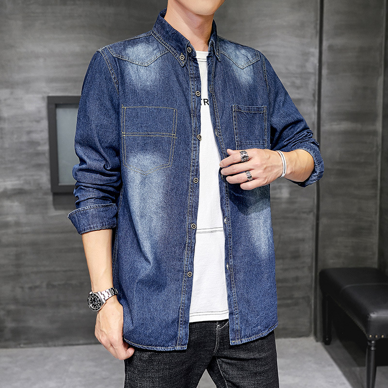 Title 5, New Trendy Tooling Jacket Casual Denim Jacket f...