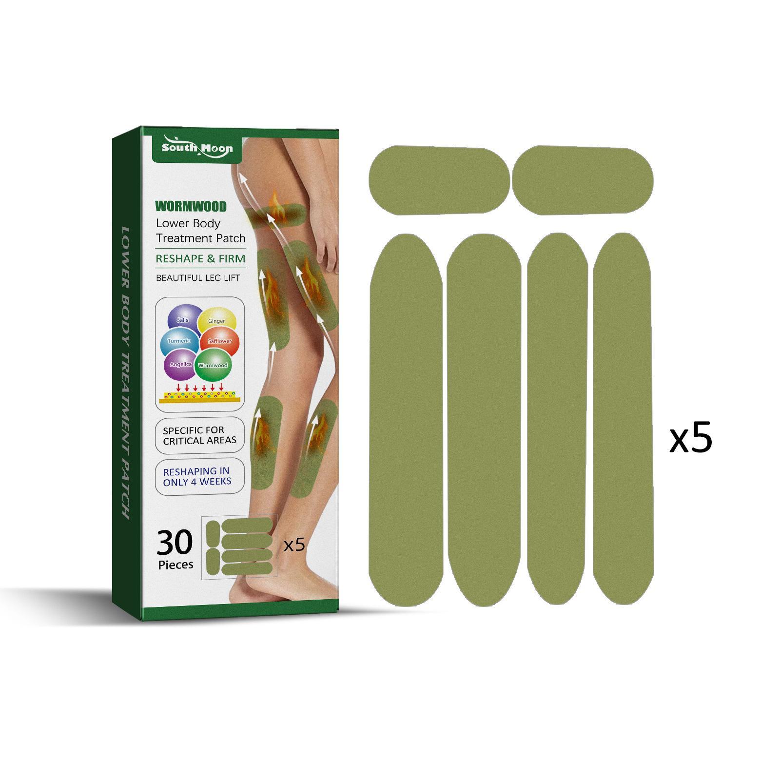 Nanyue Mugwort Leg Patches Help Lazy People Improve Leg Lines, Shape And Tighten Leg Skin 4Pcs - Shop at LoveMi