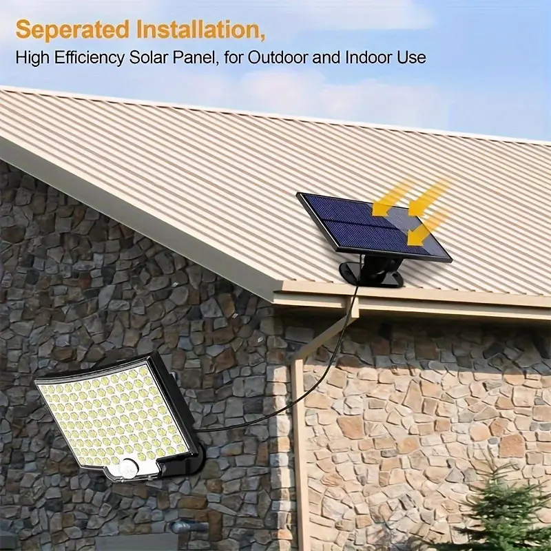 1PC 106LED Split Solar Light Outdoor Waterproof With Mot