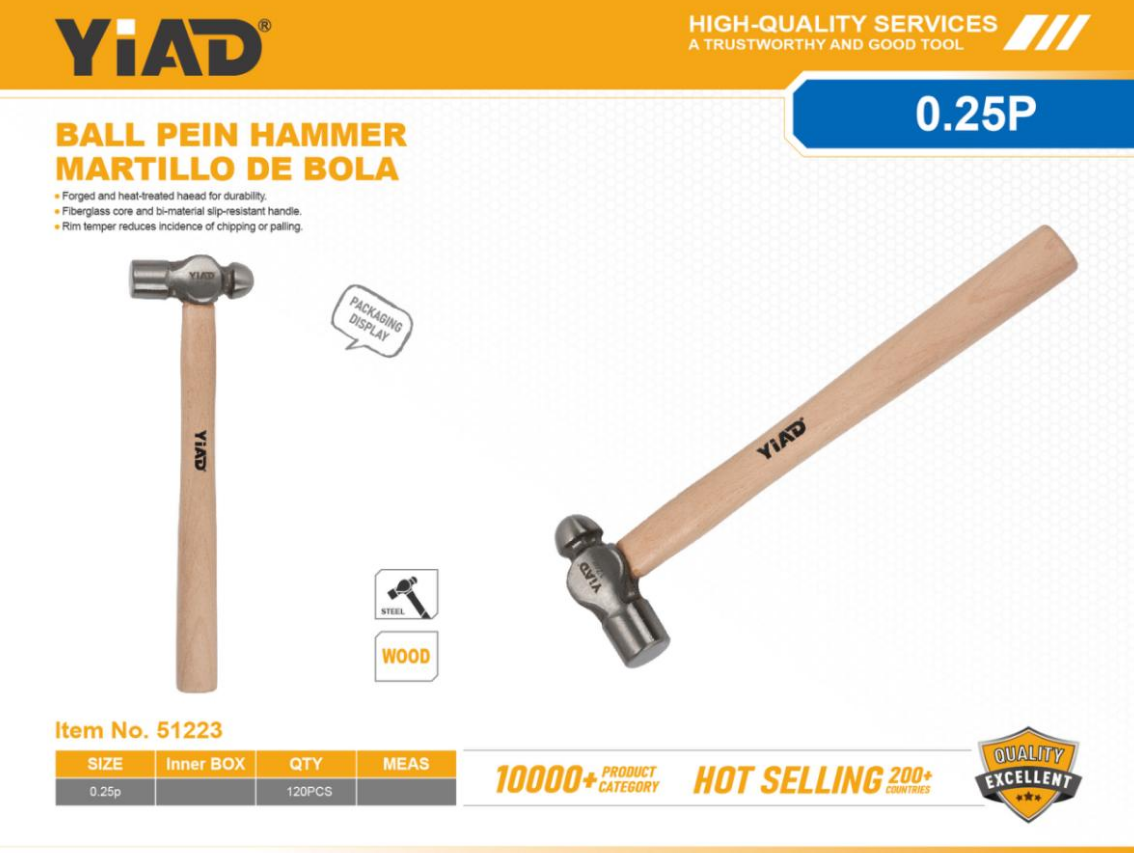 0.25P Round Head Hammer-Only Support Self-pickup, And The Free Shipping Price Is An Anti-auction Price