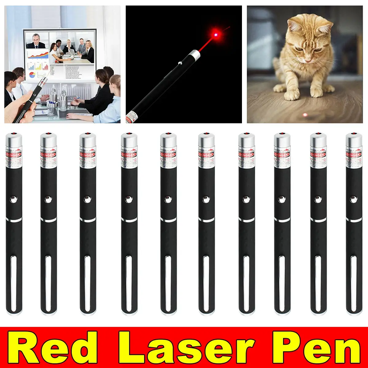 650nm Red Laser Pointer Pen Light Visible