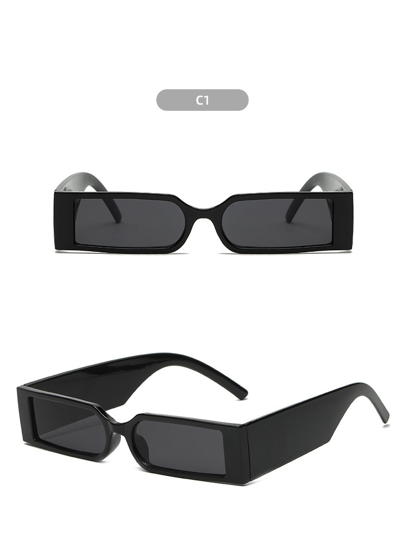 Title 8, New Small Box Wide Leg Punk Sunglasses