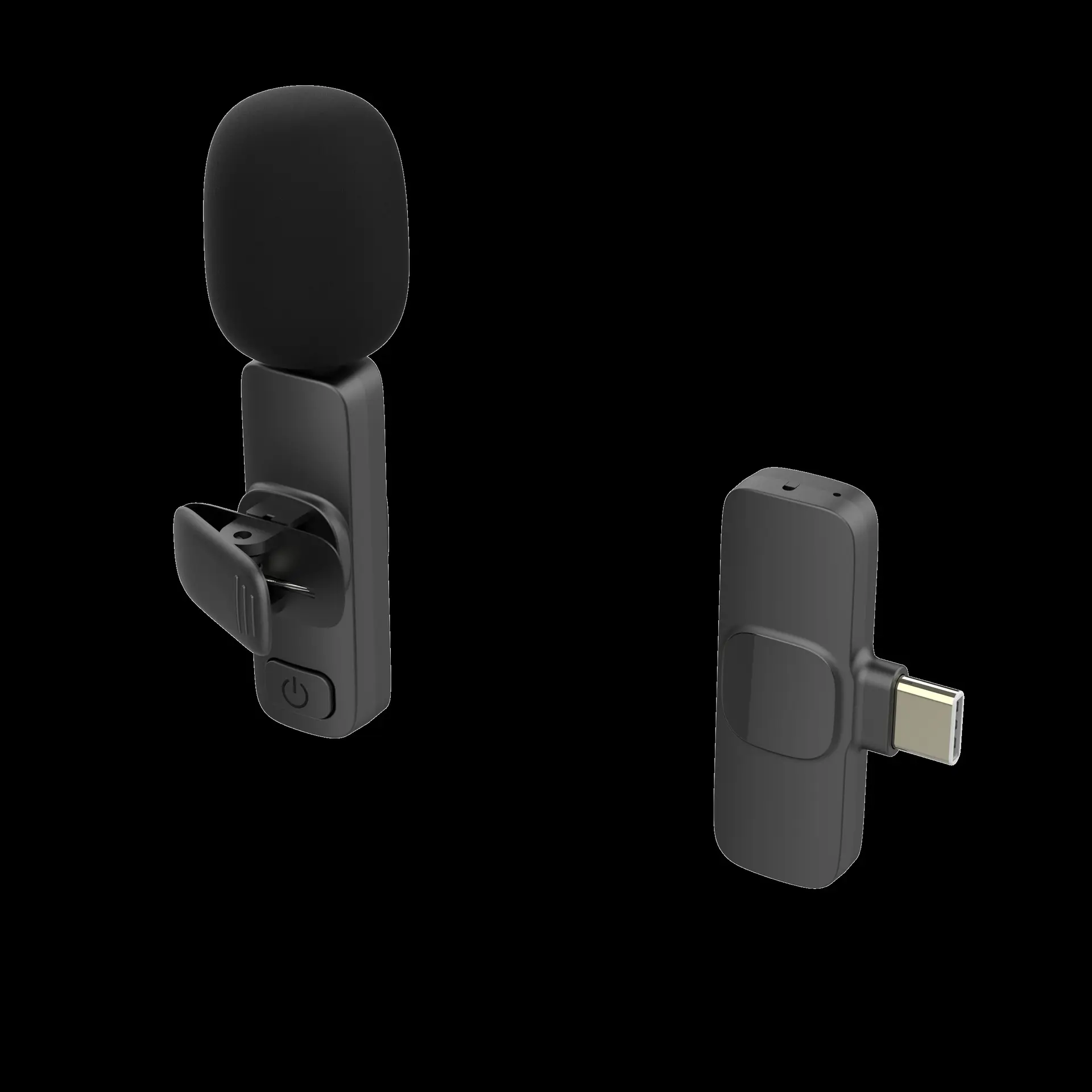 Clip-on Wireless Microphone One Drag Two Bluetooth