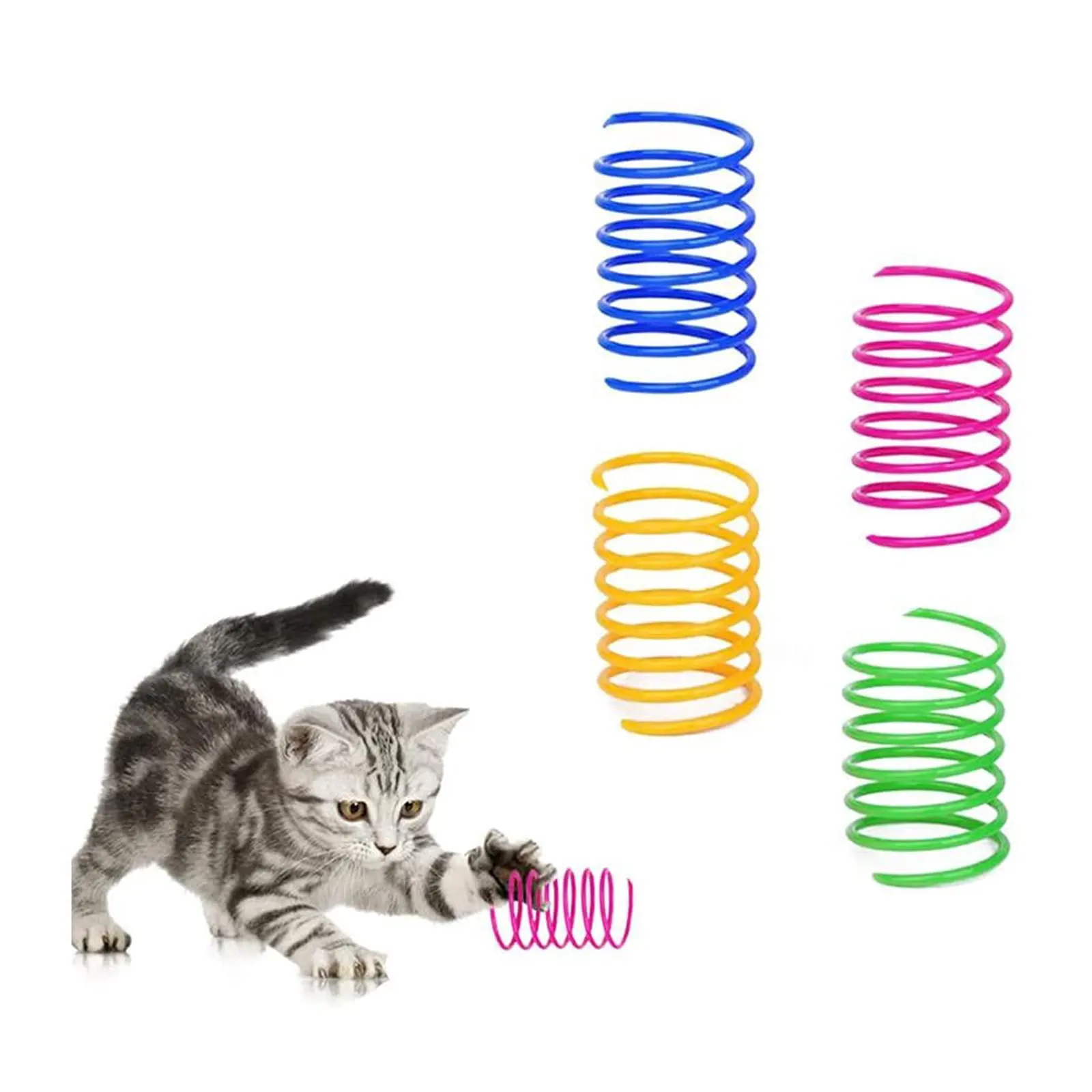 Cat Spring Toy, Colorful Kicker Toys Interactive