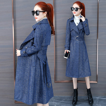 The Long Section Of The Windbreaker Is Very Slim And The Thin Women's Western Style Fashion Jacket