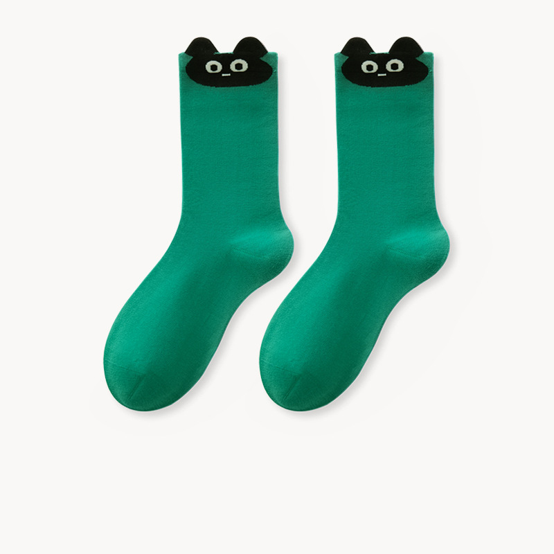 Japanese Lovely Flower Breathable Tube Socks