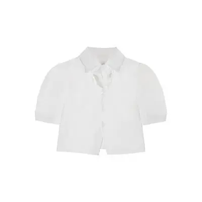 Fashion Suspender Skirt Shirt Outfit Single Blouse - Shop at LoveMi