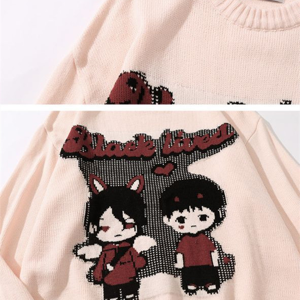 Crew Neck Knit Sweater, picture 3 of 8