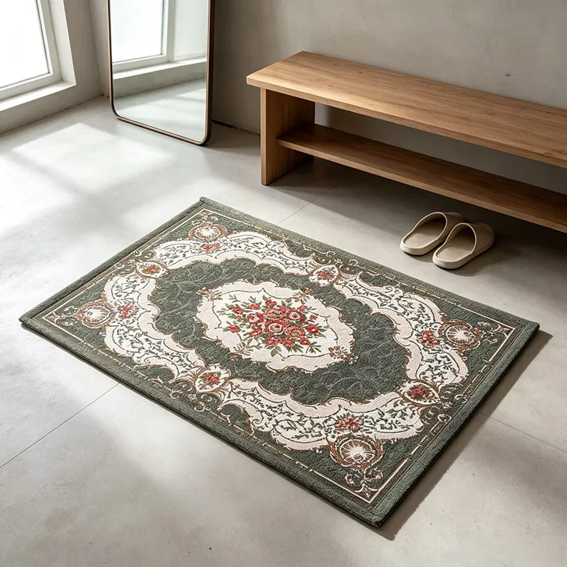 Baroque Style European Vintage Floral Pattern Jacquard