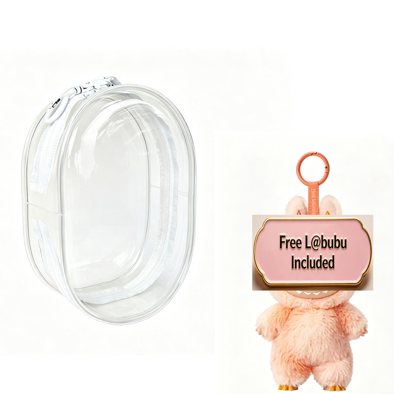 Doll Backpack,Mini Storage Case,PVC Dustproof Small Doll Bag For Mini Dolls Figures,labubu Doll Bag 2