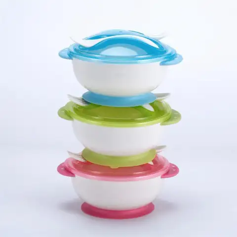 Baby Suction Bowl Complementary Food Feeding Tableware Set