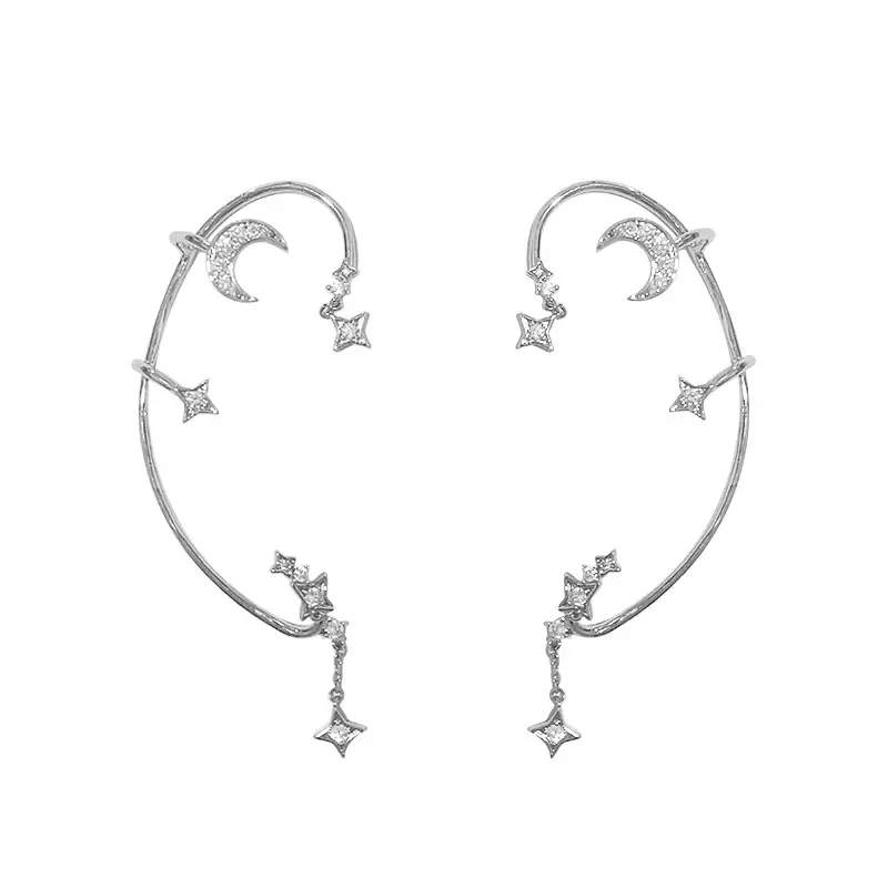Womens Unique Trendy Dainty Small Earrings Hanging For Women Teen Girls Kids Fashion Non Pierced Ears Jewelry