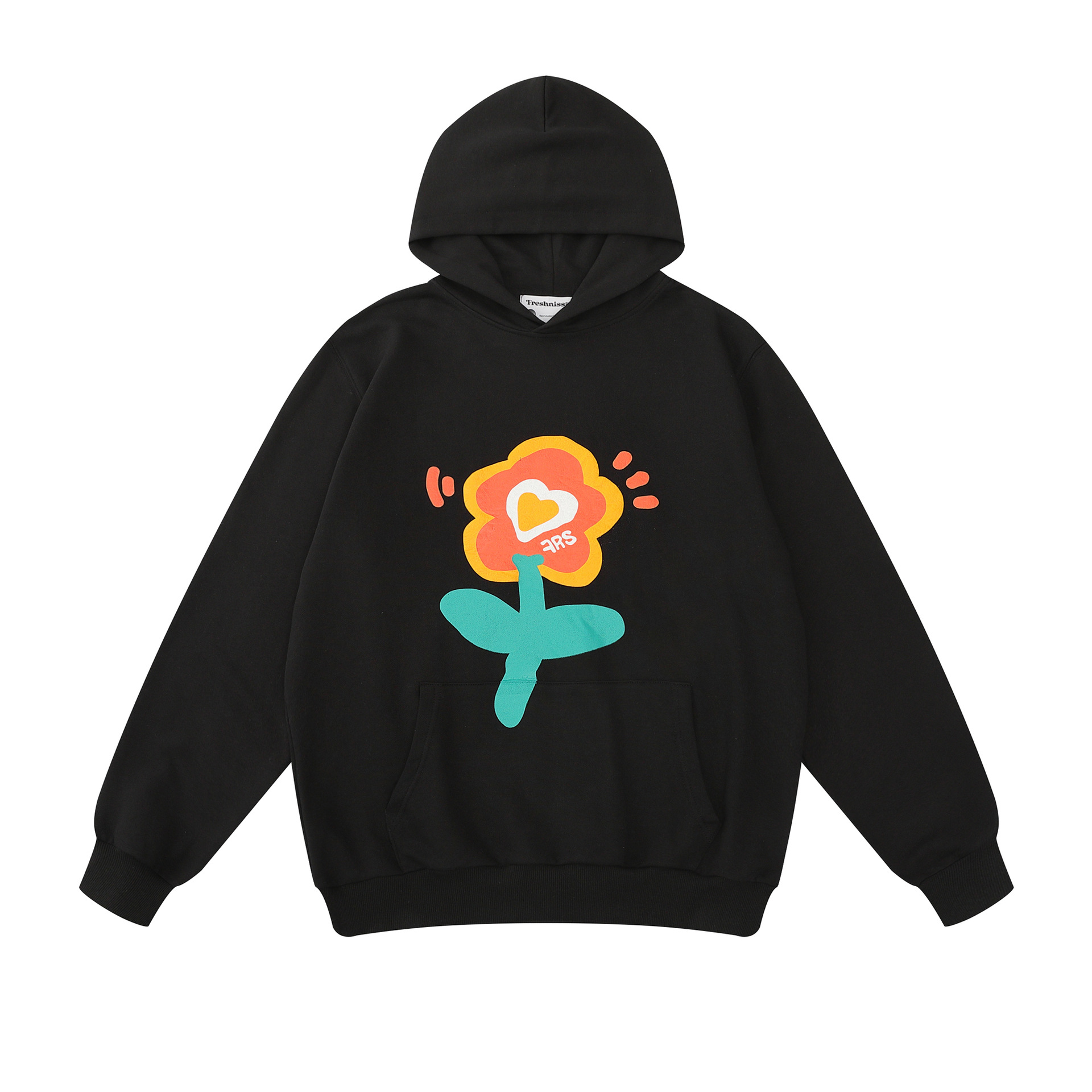 Autumn And Winter Flower Couple Terry Hooded Sweater