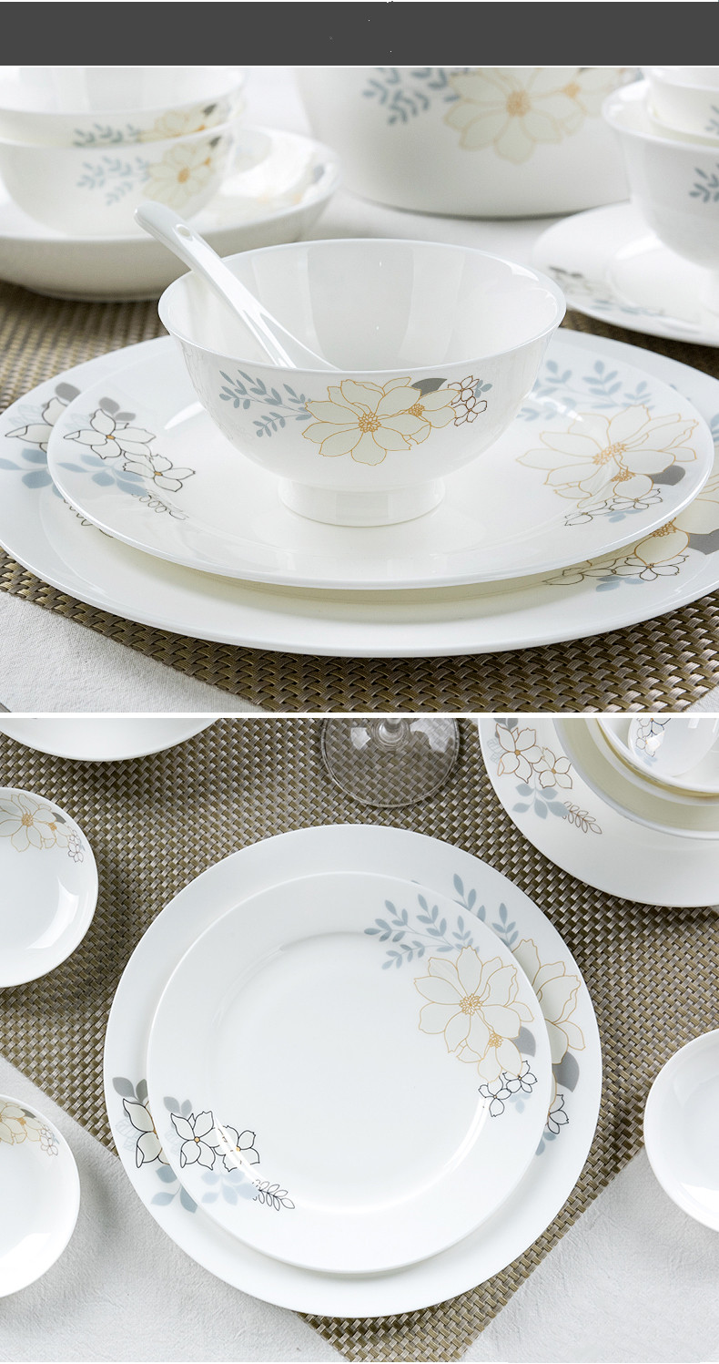 Title 3, Bone china servies set in Europese stijl, komme...