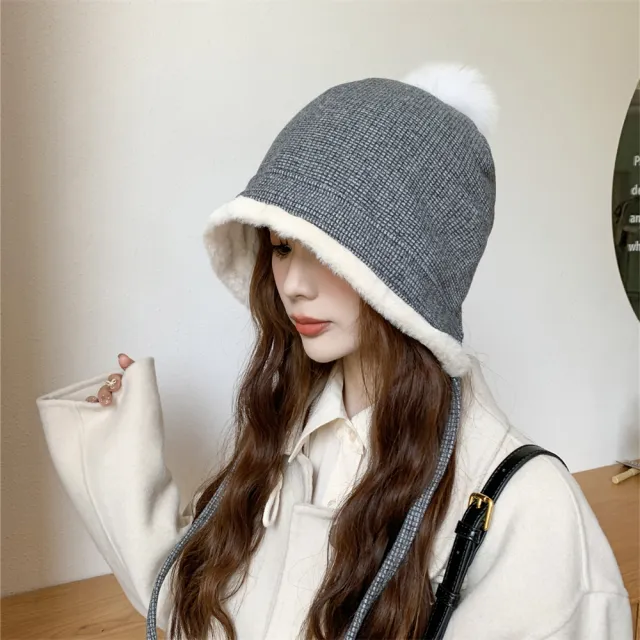 Women's Thick Fleece Fisherman Hat Dark Grey - Shop at LoveMi